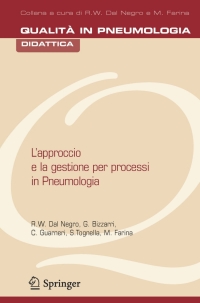 Imagen de portada: L'approccio e la gestione per processi in pneumologia 9788847003262