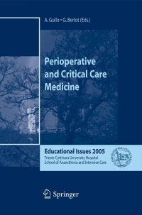 Imagen de portada: Perioperative and Critical Care Medicine 1st edition 9788847004160