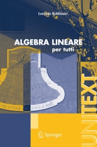صورة الغلاف: Algebra lineare 9788847004467