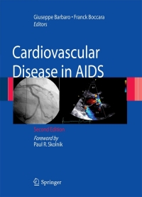 صورة الغلاف: Cardiovascular Disease in AIDS 2nd edition 9788847007604
