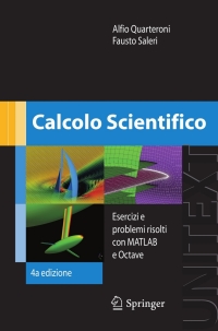 Cover image: Calcolo scientifico 4th edition 9788847008373
