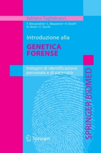 Imagen de portada: Introduzione alla genetica forense 9788847015111