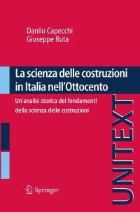 Titelbild: La scienza delle costruzioni in Italia nell'Ottocento 9788847017139