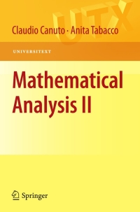 Cover image: Mathematical Analysis II 9788847017832