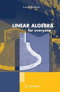صورة الغلاف: Linear Algebra for Everyone 9788847018389
