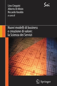 Cover image: Nuovi modelli di business e creazione di valore: la Scienza dei Servizi 9788847018440