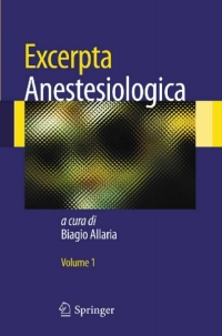 Cover image: Excerpta Anestesiologica 9788847020221