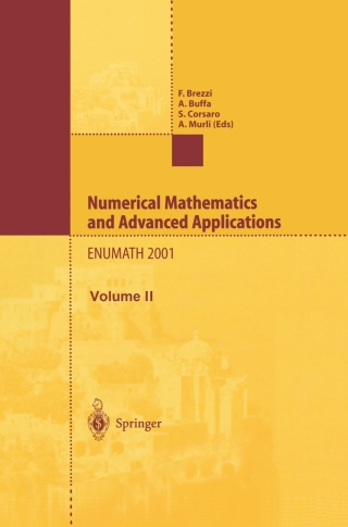 Imagen de portada: Numerical Mathematics and Advanced Applications 1st edition 9788847001800