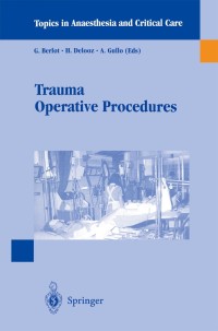 Imagen de portada: Trauma Operative Procedures 1st edition 9788847000452