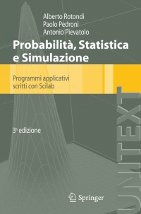 Cover image: Probabilità Statistica e Simulazione 3rd edition 9788847023635