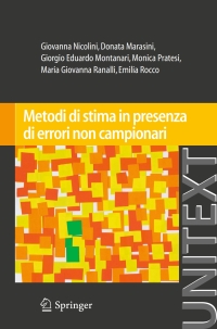 Imagen de portada: Metodi di stima in presenza di errori non campionari 9788847027954