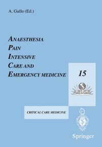 Cover image: Anaesthesia, Pain, Intensive Care and Emergency Medicine — A.P.I.C.E. 1st edition 9788847001367