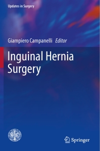 Titelbild: Inguinal Hernia Surgery 9788847039469