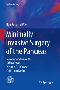 Cover image: Minimally Invasive Surgery of the Pancreas 9788847039575