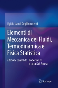 Cover image: Elementi di Meccanica dei Fluidi, Termodinamica e Fisica Statistica 9788847039902