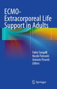 صورة الغلاف: ECMO-Extracorporeal Life Support in Adults 9788847054264
