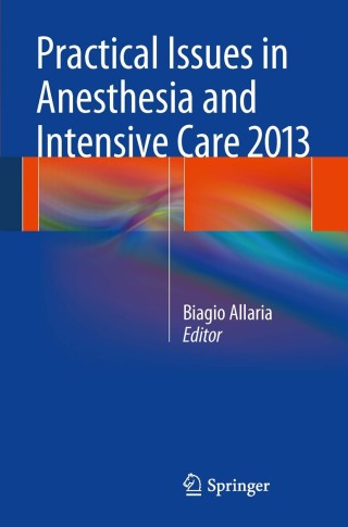 Cover image: Practical Issues in Anesthesia and Intensive Care 2013 9788847055285