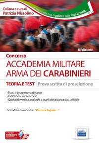 Cover image: Concorso Accademia Militare Arma dei Carabinieri - Preselezione 1st edition 9788893620673