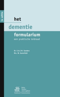 Cover image: Het dementie formularium 9789031361182