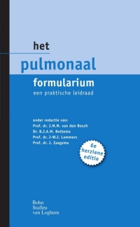 Imagen de portada: Het pulmonaal formularium 6th edition 9789031386307