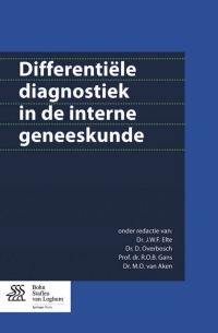 Cover image: Differentiële diagnostiek in de interne geneeskunde 9789036809443