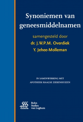 Cover image: Synoniemen van geneesmiddelnamen 5th edition 9789036815000