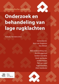 Cover image: Onderzoek en behandeling van lage rugklachten 2nd edition 9789036818186