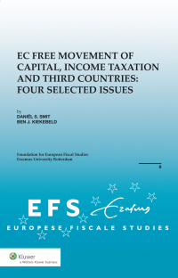 表紙画像: EC Free Movement of Capital, Corporate Income Taxation and Third Countries 1st edition 9789041127105
