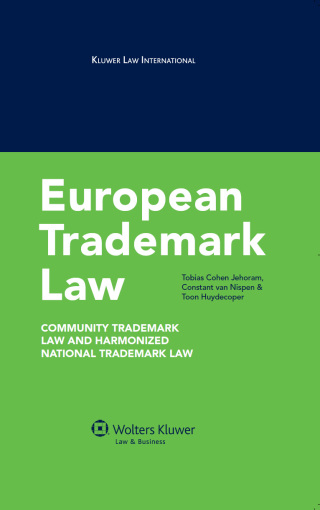 Cover image: European Trademark Law 9789041131577