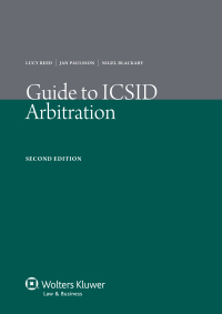 Cover image: Guide to ICSID Arbitration 2nd edition 9789041134011