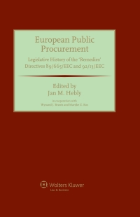 صورة الغلاف: European Public Procurement 1st edition 9789041128355