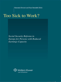 Cover image: Too Sick to Work? 1st edition 9789041134264