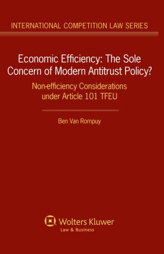 Cover image: Economic Efficiency 9789041138705