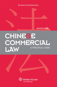 Cover image: Chinese Commercial Law 9789041132543