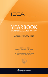 Titelbild: Yearbook Commercial Arbitration Volume XXXV - 2010 1st edition 9789041132093