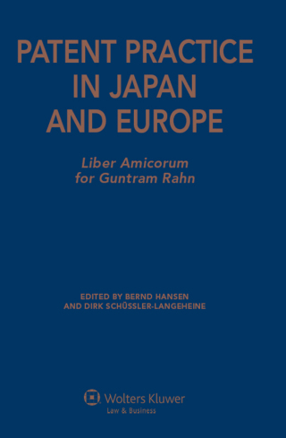 Cover image: Patent Practice in Japan and Europe 1st edition 9789041136893