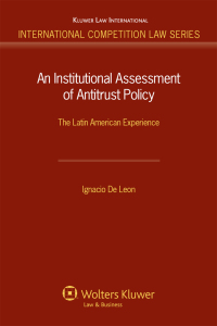 Cover image: An Institutional Assessment of Antitrust Policy 9789041124784