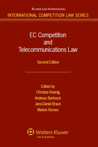Imagen de portada: EC Competition and Telecommunications Law 2nd edition 9789041125644
