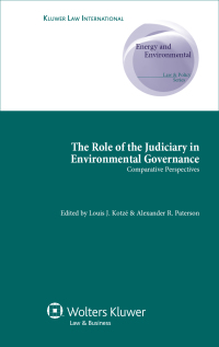 Titelbild: The Role of the Judiciary in Environmental Governance 1st edition 9789041127082