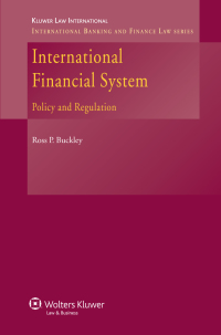 Cover image: International Financial System 9789041127464