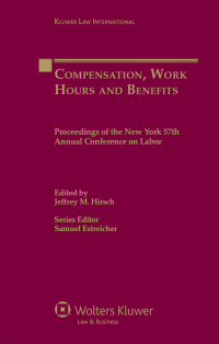 Cover image: Compensation, Work Hours and Benefits 1st edition 9789041131201