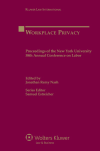 Imagen de portada: Workplace Privacy 1st edition 9789041131638