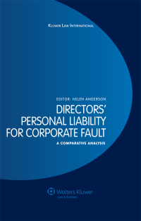 Cover image: Directors' Personal Liability for Corporate Fault 1st edition 9789041126740
