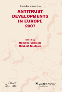 Imagen de portada: Antitrust Developments In Europe 1st edition 9789041127785