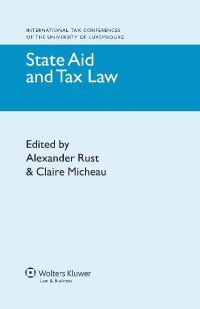 Cover image: State Aid and Tax Law 9789041145574