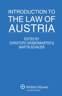 表紙画像: Introduction to the Law of Austria 1st edition 9789041146793