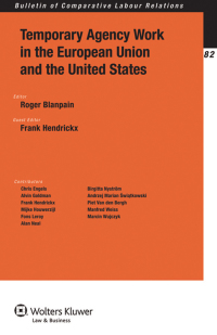 Cover image: Temporary Agency Work in the European Union and the United States 9789041147691