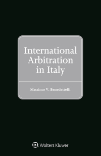 Omslagafbeelding: International Arbitration in Italy 9789041138019