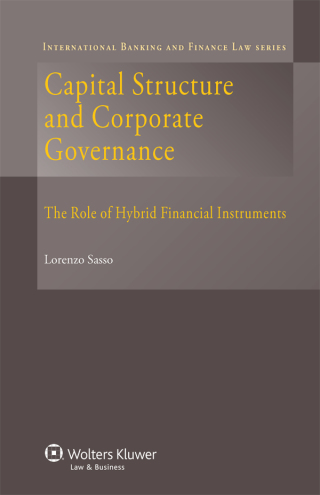 Cover image: Capital Structure and Corporate Governance 9789041148438