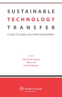 صورة الغلاف: Sustainable Technology Transfer 1st edition 9789041134486